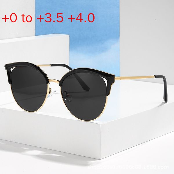 

bifocal reading glasses square stylish gradient sunglasses readers for women uv protection gray sunglasses reading mirror nx, White;black