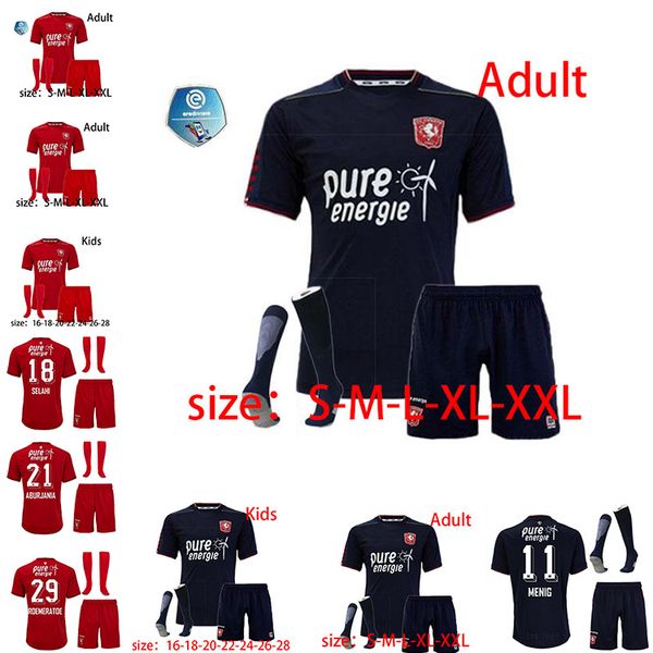 

новые взрослые дети 2020 2021 твенте энсхеде fc футбола трикотажных изделий 20 21 дом вдали рубашки футбола menig selahi aburjania roemerato, Black;yellow