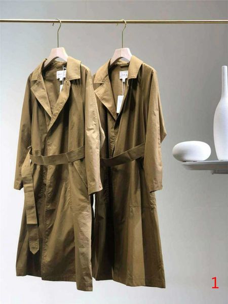 

20fw женская мода куртки long lady ветровка куртка активная кнопка пальто уличная одежда корсета плащи одежда, Tan;black