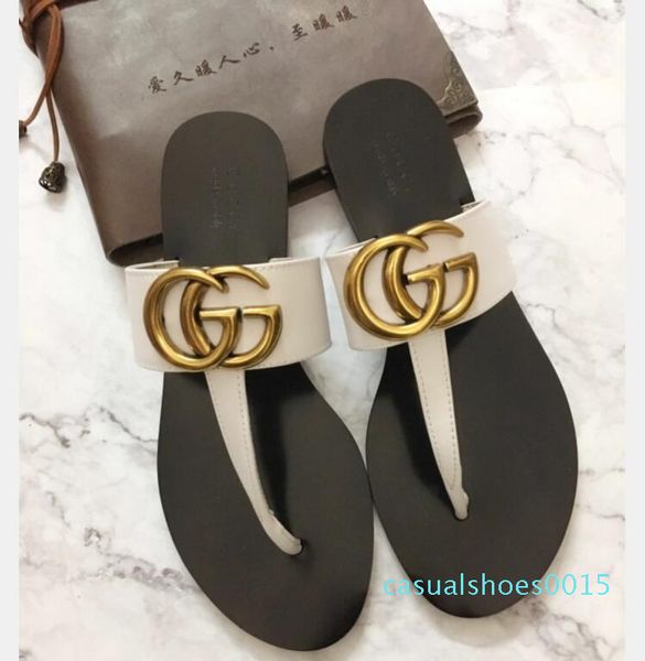 

men women slide sandals designer shoes luxury slide summer fashion wide flat slippery with thick sandals slipper flip flops size35~45c2 c15, Black