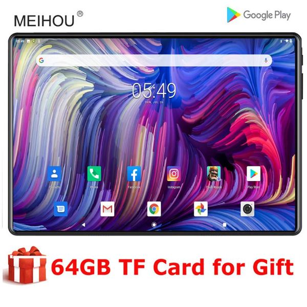 

tablet pc global version 10 inch tablets octa core 3g ram 32g rom android 9.0 dual sim card phone 1280*800 ips lcd screen 4g lte 10.1