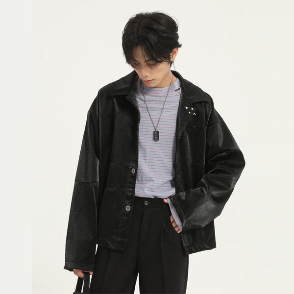 

men's jackets male women couple spring autumn harajuku hip hop coat outerwear men streetwear fashion casual loose jacket, Black;brown