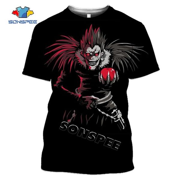 

3d horror anime death note angel and demon cross compression gym monster bible 3d print shirts horror humor hippie men clothing