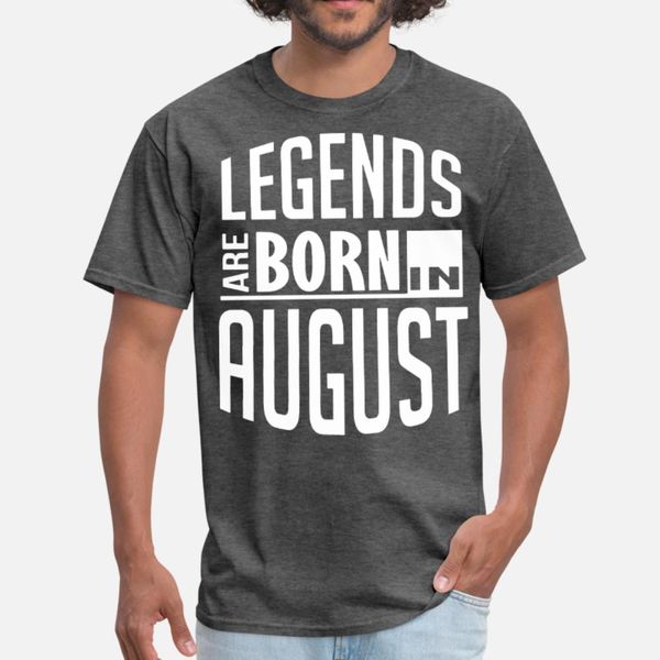 

legends are born in august party raglan sleeve bal t shirt men customize cotton s-xxxl graphic funny casual spring autumn shirt