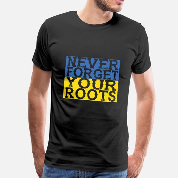 

never forget roots home ukraine t shirt men printed cotton s-3xl kawaii anti-wrinkle funny summer original shirt, White;black
