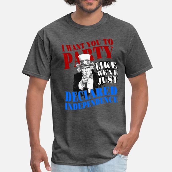 

4th of july uncle sam i want you to party t shirt men designer tee shirt size s-3xl trend cute breathable summer cool shirt