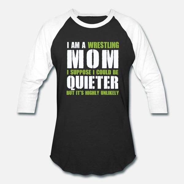 

wrestling wrestling mom quiet wrestling mom t shirt men personalized 100% cotton plus size 3xl letters cute comfortable summer style shirt
