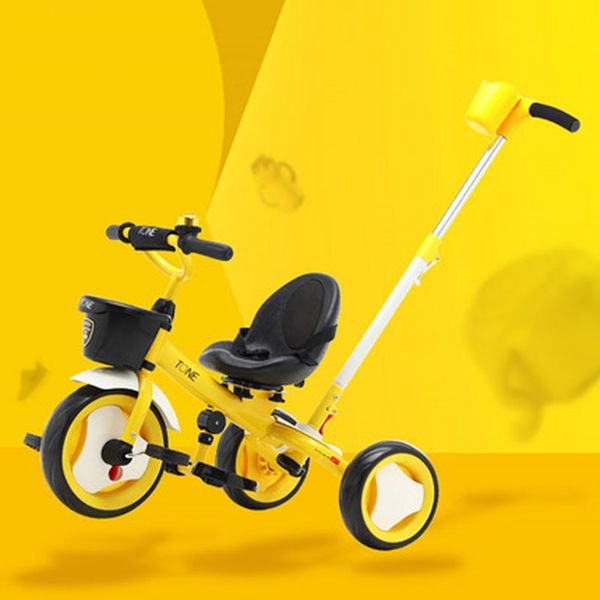 

children's trolley two-way tricycle can turn to pedal 18 months - 6 years old for light and multiple colors