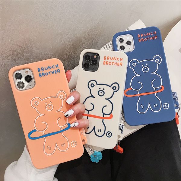 

симпатичный мультфильм бранч брат силиконовый чехол для iphone 11 pro xs max 6 7 8 plus se 2020 задняя крышка хорошее качество