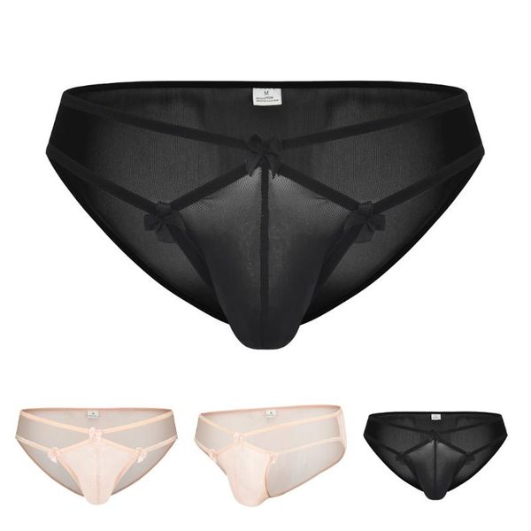 

man pantie gauze lace high elastic lingerie knickers underpants underwear, Black;white