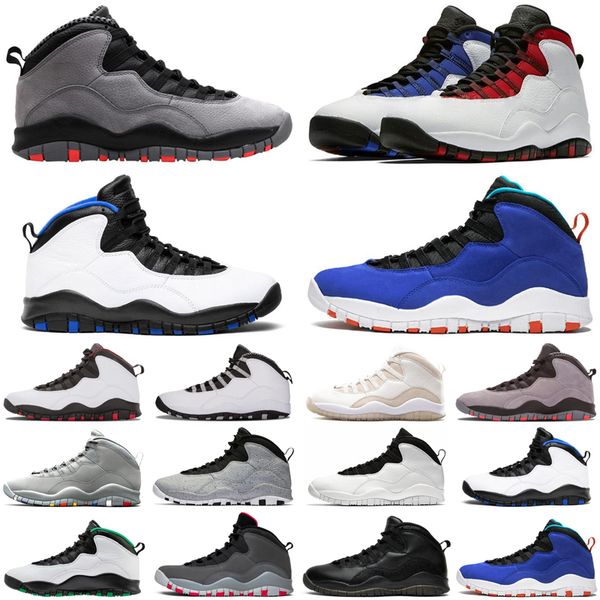 

newest 10 10s orlando men basketball shoes tinker westbrook Cool grey outdoor athletic mens trainers sports sneakers size 7-13