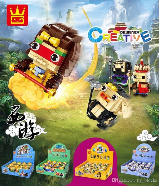 

8styles building block twisted egg toys mini surprise capsule character gift children creative intelligence assembly toys room derocation 04