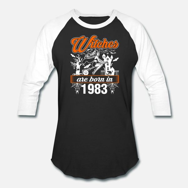 

witches are born in 1983 t shirt men designing 100% cotton o neck costume fitness casual summer style natural shirt