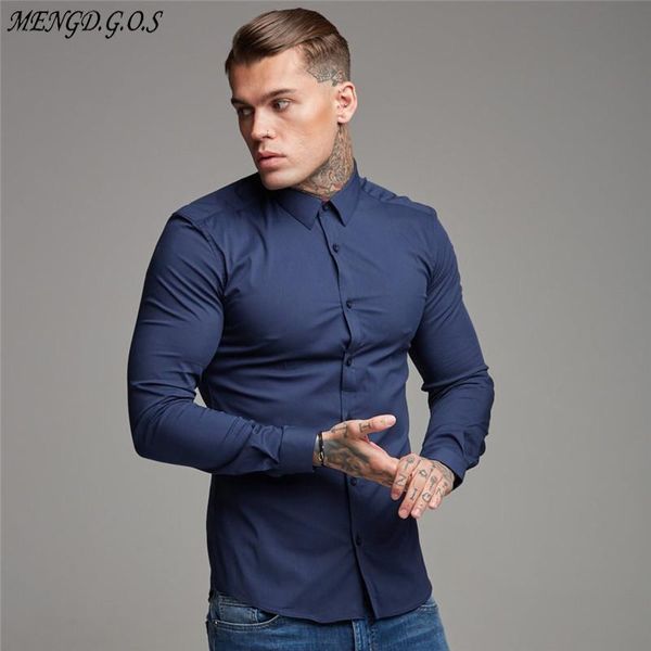 

streetwear summer casual men's shirt 2019 men's business fashion long sleeve shirt jogger brand men's shirt t200618, White;black
