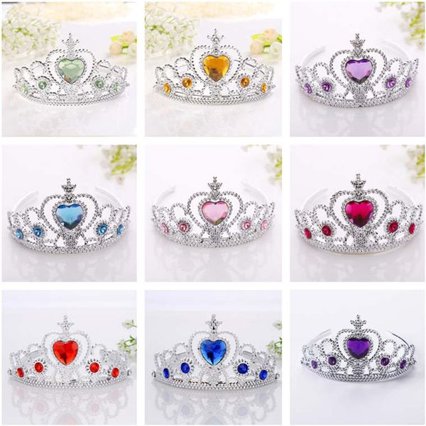 

epecket dhl children's crown princess headdress hair accessories headband datg034 hair jewelry headbands, Silver