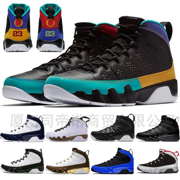 

9 unc mens basketball shoes 9s white university blue midnight navy sports sneakers 9s bred outdoor athletics ment