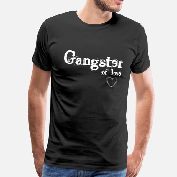 

gangster of love t shirt men printed cotton euro size s-3xl clothes graphic comfortable summer family shirt