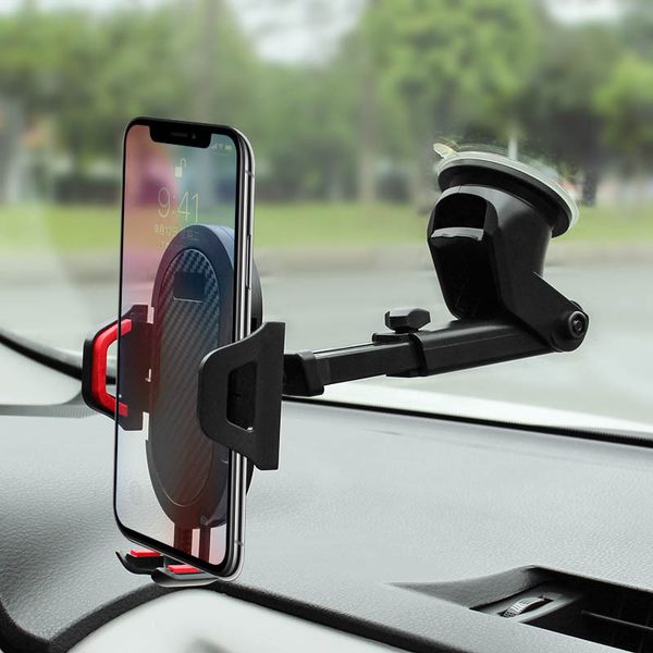 

car phone holder 360 degrees universal smartphone car mount holder adjustable phone mounting suction cup holder