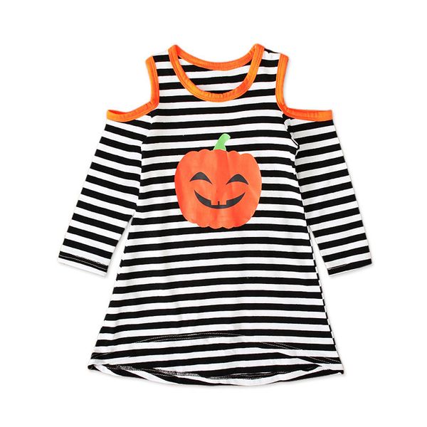 

kids girls lattice outfits 5 style girls plaid newborn cartoon jumpsuit halloween pumpkin printed dresses toddler skirts 060904, Red;yellow