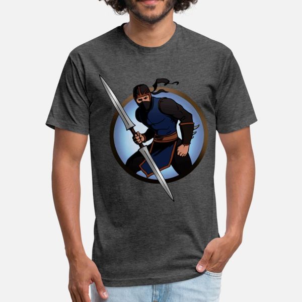 

ninja glaive тенниска мужчин дизайнер 100% хлопок плюс размер 3xl стандартный sunlight смешные вскользь лета картинки рубашки