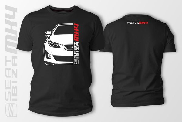 

double side espana ibiza mk4 car auto black t-shirt men tees 2019 summer fashion new printed short sleeve men cool t shirt
