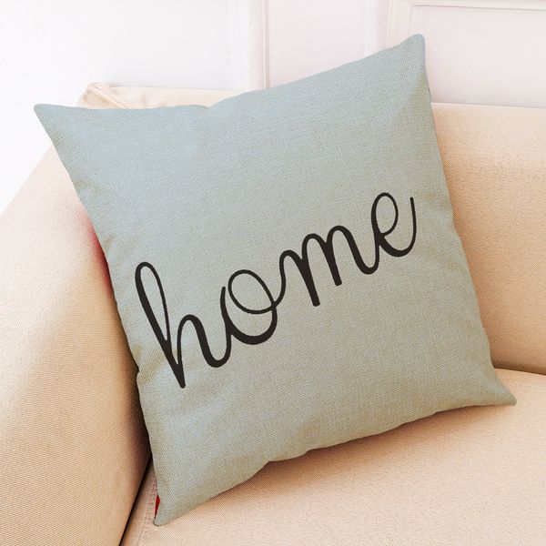 

home simple stripe geometric linen cushion covers home office sofa square pillow case decorative pillow covers wholesale (45*45
