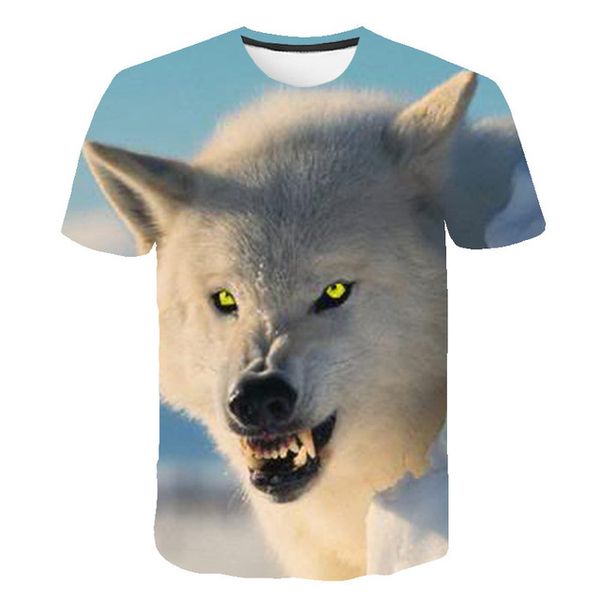 

tiger 3d wolf male 3d print shirts hippie kawaii anime men clothing
