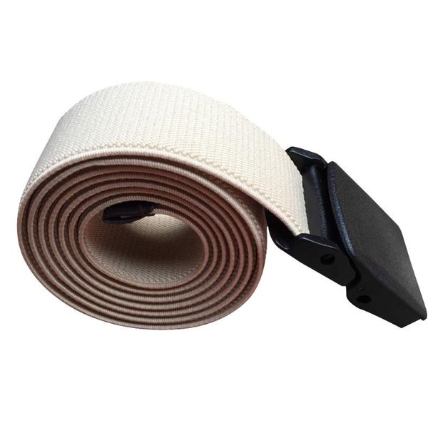 

women men flat buckle waist belt anti allergy adjustable for jeans casual gifts elastic decorative stretch clothes accessories, Black;brown