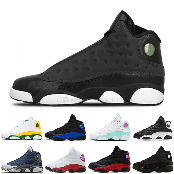 

2020 new 13 13s flints bred cny men basketball shoes hyper royal captain america chicago court purple brown mens sports designer sneakers, White;red