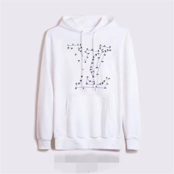 

2020 fashion letter print men's hoodie fall men's stylist pure color sweatshirt hoodie men's hip hop pullover hoodie 123, Black