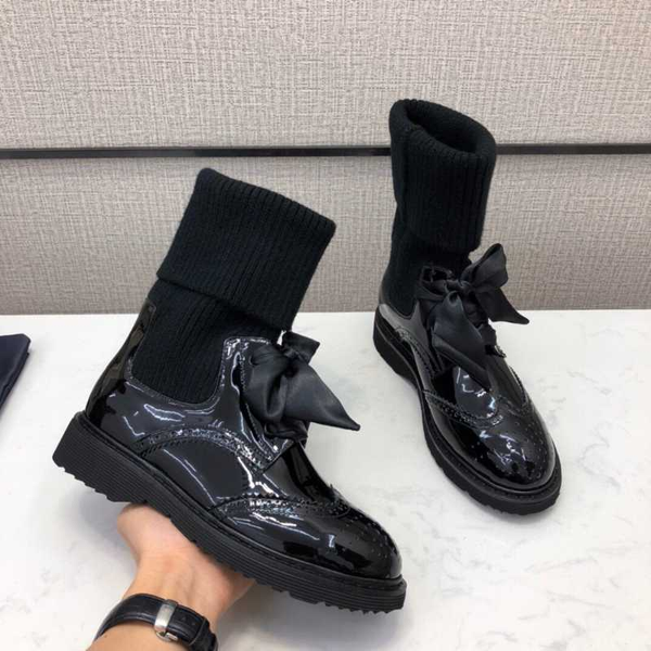 

autumn and winter shoes women genuine leather mid calf women boots round toe low heels stretch boots zapatos de mujer, Black