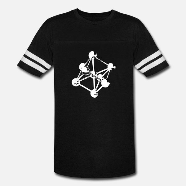 

atomium t shirt men designing 100% cotton round collar natural fitness fashion spring family shirt