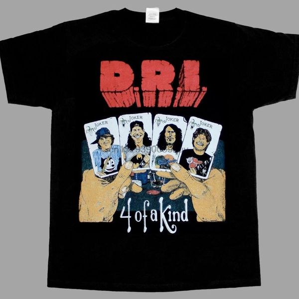 

d.r.i. dri four of a kind dirty rotten new black t shirt