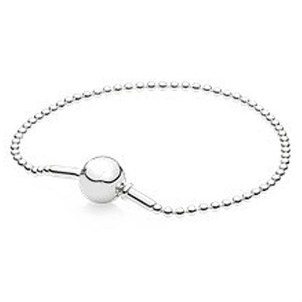 DORAPANG 925 Sterling Silber klassisches Armband, Roségold, gute klare CZ-Charm-Perle, passend für DIY-Schnee-Armbänder, Schmuckfabrik, Großhandel1