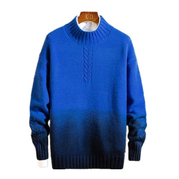 

fashion autumn winter slim fit mens sweaters for o-neck casual pullover men sweater patchwork knitted sweaters men, White;black