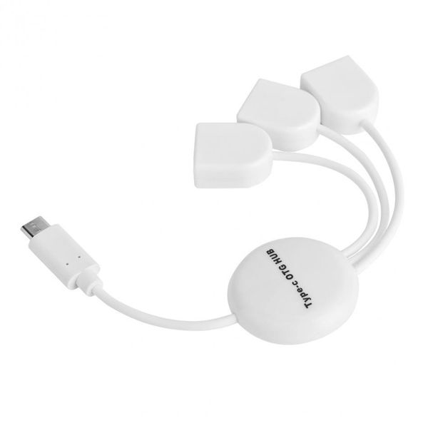 

cgjxshigh speed usb 3 .1 type -c male to 3 port usb 2 .0 female usb otg hub for cellphone tablet lapuniversal