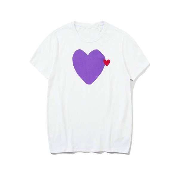 

new summer t shirts for men fashion mens short sleeve shirt with heart printed crew neck tees clothing 2020 for wholesale, White;black