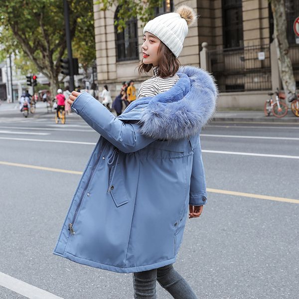 

isenmal winter jacket for women 2020 latest style fake fur female coats warm lining woman winter coat hooded women parkas long, Black