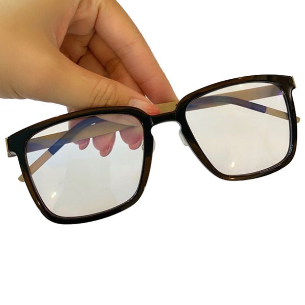 

fashion sunglasses frames optical glasses frame women men square brand eyeglasses spectacles clear lenses, Black