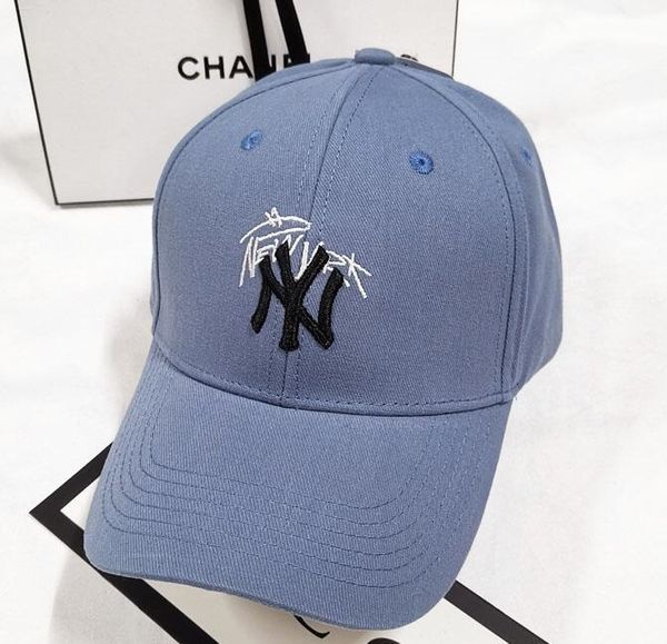 

2020 mens hats latest fashion cap embroidery letters adjustable cotton baseball caps 44, Blue;gray