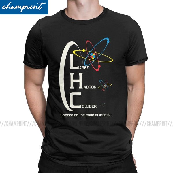 

the lhc men's t shirt quantum mechanics physics science physical geek nerd amazing tee shirt round neck t-shirt graphic clothes