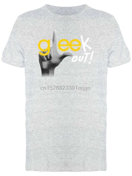 

glee gleek out music tv show мужчины athletic heather t-shirt adult summer streewear размеров-3xl