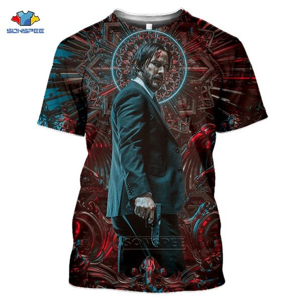 

john wick the boogie man movie keanu reeves killer homme summer 3d print shirts anime kawaii hentai men clothing