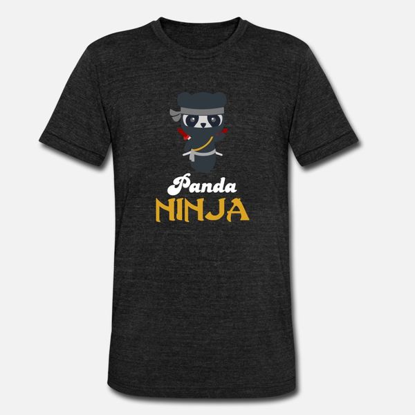

panda ninja t shirt men designer tee shirt round neck outfit anti-wrinkle casual summer natural shirt