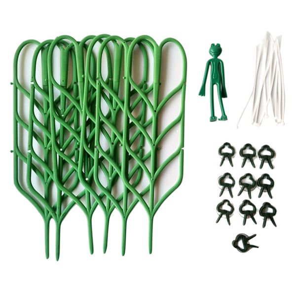 

bundle pack mini tomato climbing trellis home indoor plant leaf shape supports