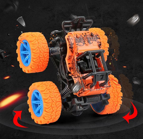 

4wd mini inertial shock absorption off road vehicle toy car model friction dynamic stunt car diecast kid boys gifts