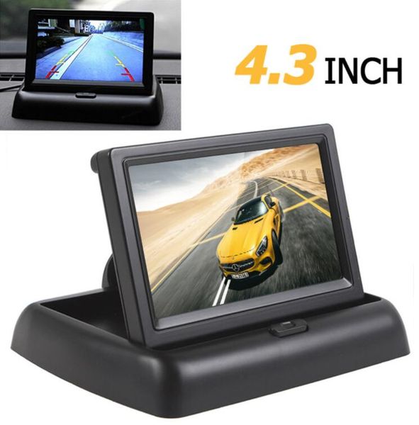 

hd 4.3" tft lcd car monitor with 2 channel video input for car rear view reversing camera support ntsc / pal ing