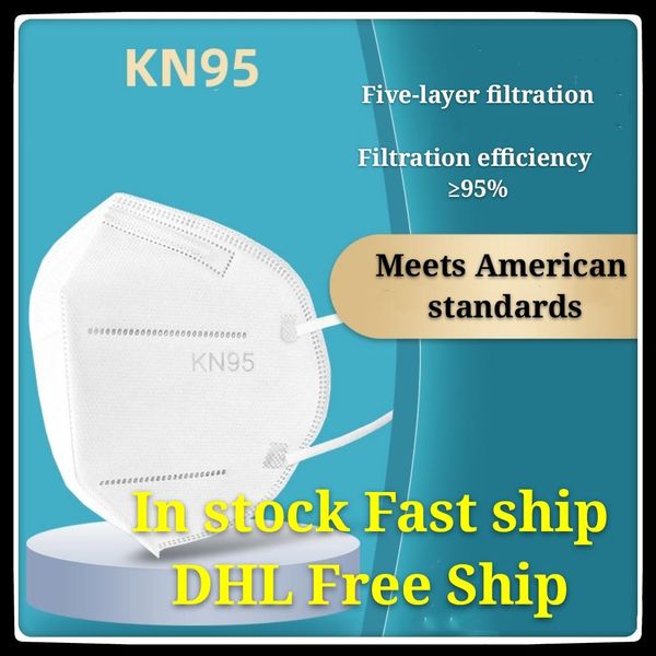 

KN95 mask meets American standards, five-layer filtration rate is as high as 95%, non-woven mask windproof, dustproof and particulate PM2.5