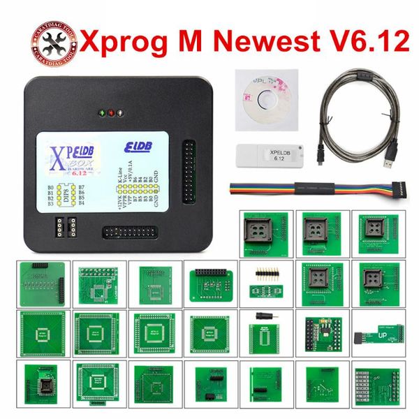 

new xprog 6.12/5.84 box ecu programmer interface update xprog m v5.75 v5.74 v5.72 v5.55 ecu diangostic tool