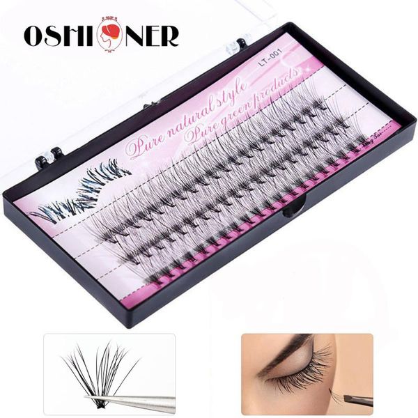 

false eyelashes 8/10/12/14mm fake 60pcs lashes grafting extension tools women makeup beauty set